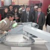 Los beneficiarios realizaron demostraciones con la moderna maquinaria a la vista de los invitados a la inauguración de este centro.