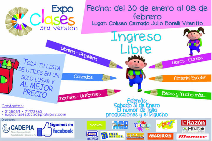 expoclases 2015 bolivia